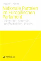 Book cover of Nationale Parteien im Europäischen Parlament by Janina Thiem