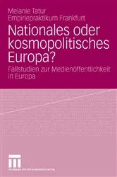 Book cover of Nationales oder kosmopolitisches Europa? by Melanie Tatur