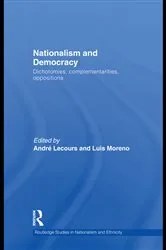 Book cover of Nationalism and Democracy by André Lecours