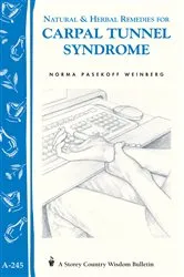 Book cover of Natural & Herbal Remedies for Carpal Tunnel Syndrome by Norma Pasekoff Weinberg