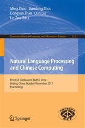 Book cover of Natural Language Processing and Chinese Computing by Ming Zhou