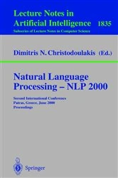 Book cover of Natural Language Processing - NLP 2000 by Dimitris N. Christodoulakis