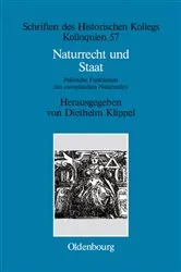 Book cover of Naturrecht und Staat by Diethelm Klippel