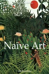 Book cover of Naïve Art 120 illustrations by Natalia Brodskaya
