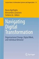 Book cover of Navigating Digital Transformation by Rocco Agrifoglio