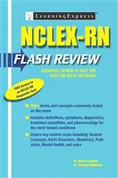 Book cover of NCLEX-RN Flash Review by LLC LearningExpress
