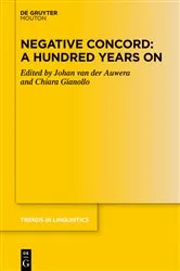 Book cover of Negative Concord: A Hundred Years On by Johan van der Auwera