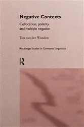 Book cover of Negative Contexts by Ton van der Wouden
