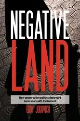 Book cover of Negative land by Eddy Jokovich