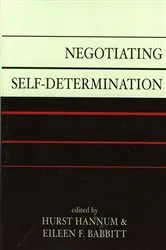 Book cover of Negotiating Self-Determination by Hurst Hannum