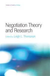 Book cover of Negotiation Theory and Research by Leigh L. Thompson