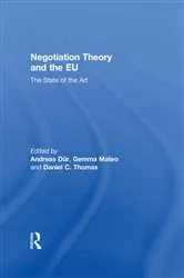 Book cover of Negotiation Theory and the EU by Andreas Dür