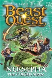 Book cover of Nersepha the Cursed Siren by Adam Blade