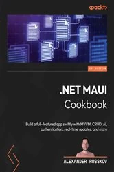 Book cover of .NET MAUI Cookbook by Alexander Russkov