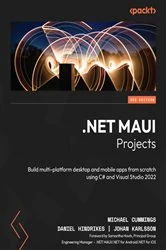 Book cover of .NET MAUI Projects by Michael Cummings