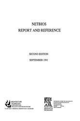 Book cover of NETBIOS Report and Reference by Architecture Technology Architecture Technology Corpor