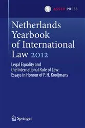 Book cover of Netherlands Yearbook of International Law 2012 by Unknown