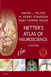 Book cover of Netter's Atlas of Neuroscience E-Book (3rd ed.) by Felten MD, PhD, David L.