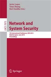 Book cover of Network and System Security by Javier Lopez