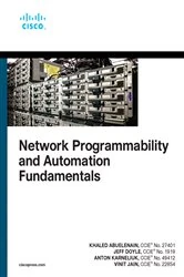 Book cover of Network Programmability and Automation Fundamentals by Khaled Abuelenain