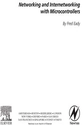 Book cover of Networking and Internetworking with Microcontrollers by Fred Eady