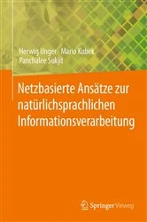Book cover of Netzbasierte Ansätze zur natürlichsprachlichen Informationsverarbeitung by Herwig Unger