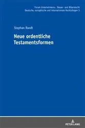 Book cover of Neue ordentliche Testamentsformen by Oliver Fehrenbacher