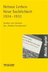 Book cover of Neue Sachlichkeit 1924-1932 by Helmut Lethen