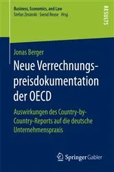 Book cover of Neue Verrechnungspreisdokumentation der OECD by Jonas Berger