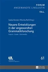 Book cover of Neuere Entwicklungen in der angewandten Grammatikforschung by Gesell. für Angewandte Linguistik e.V.