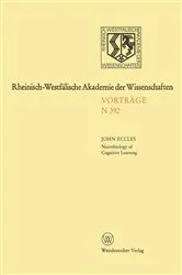 Book cover of Neurobiology of Cognitive Learning by John C. Eccles