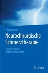 Book cover of Neurochirurgische Schmerztherapie by Volker Tronnier