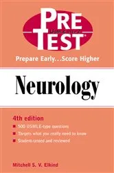 Book cover of Neurology: PreTest Self-Assessment and Review (4th ed.) by Mitchell S.V. Elkind