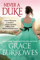 Book cover of Never a Duke by Grace Burrowes