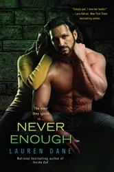 Book cover of Never Enough by Lauren Dane