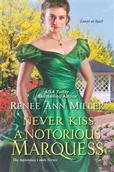 Book cover of Never Kiss a Notorious Marquess by Renee Ann Miller