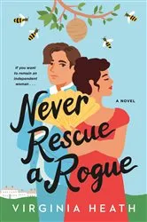 Book cover of Never Rescue a Rogue by Virginia Heath