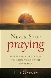 Book cover of Never Stop Praying by Leo Gafney
