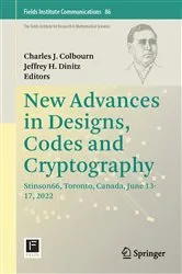 Book cover of New Advances in Designs, Codes and Cryptography by Charles J. Colbourn