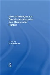Book cover of New Challenges for Stateless Nationalist and Regionalist Parties by Eve Hepburn
