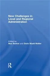 Book cover of New Challenges in Local and Regional Administration by Max Barlow