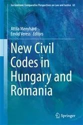 Book cover of New Civil Codes in Hungary and Romania by Unknown