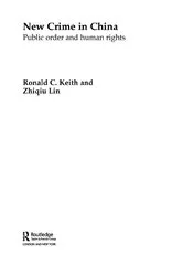 Book cover of New Crime in China by Ronald Keith
