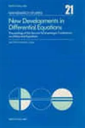 Book cover of New Developments in Differential Equations by Unknown
