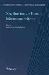 Book cover of New Directions in Human Information Behavior by Amanda Spink