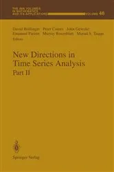 Book cover of New Directions in Time Series Analysis by David Brillinger