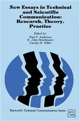Book cover of New Essays in Technical and Scientific Communication by Paul Anderson