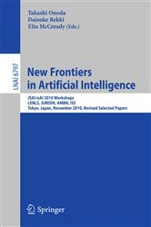 Book cover of New Frontiers in Artificial Intelligence by Takashi Onoda