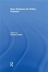 Book cover of New Horizons for Policy Practice by Richard Hoefer