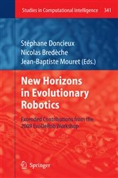 Book cover of New Horizons in Evolutionary Robotics by Stéphane Doncieux